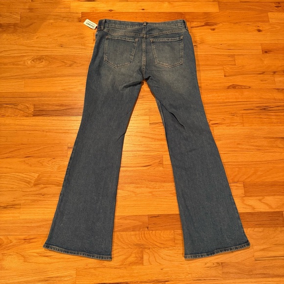 NWT Old Navy Stretch Front Low Panel Maternity Flare Denim Jeans 6 NEW - Picture 8 of 9